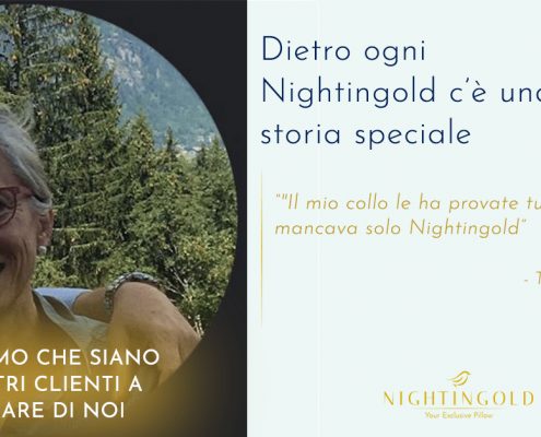 tiziana ha risolto i suoi problemi di riposo grazie a nightingold